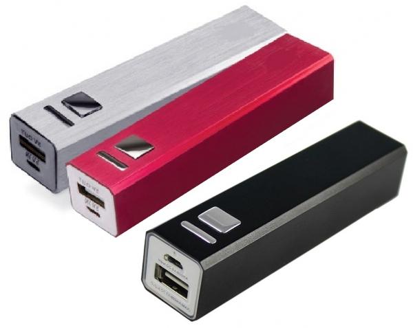 Carregador Portátil em metal / 2000 mAh Detalhes