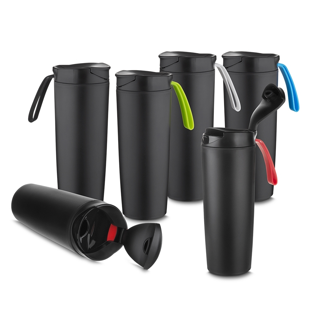 Copo Plástico 400 ml Anti Queda Detalhes