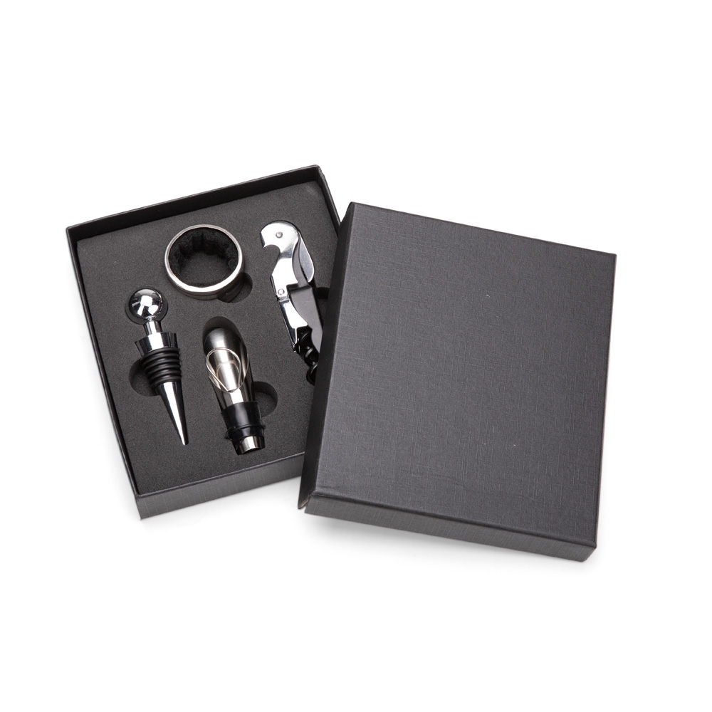 Kit Vinho 4 Peças - Brinde Personalizado Recife