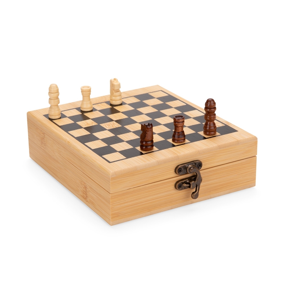 Kit Vinho Xadrez 4 Peças - Brinde Personalizado Recife