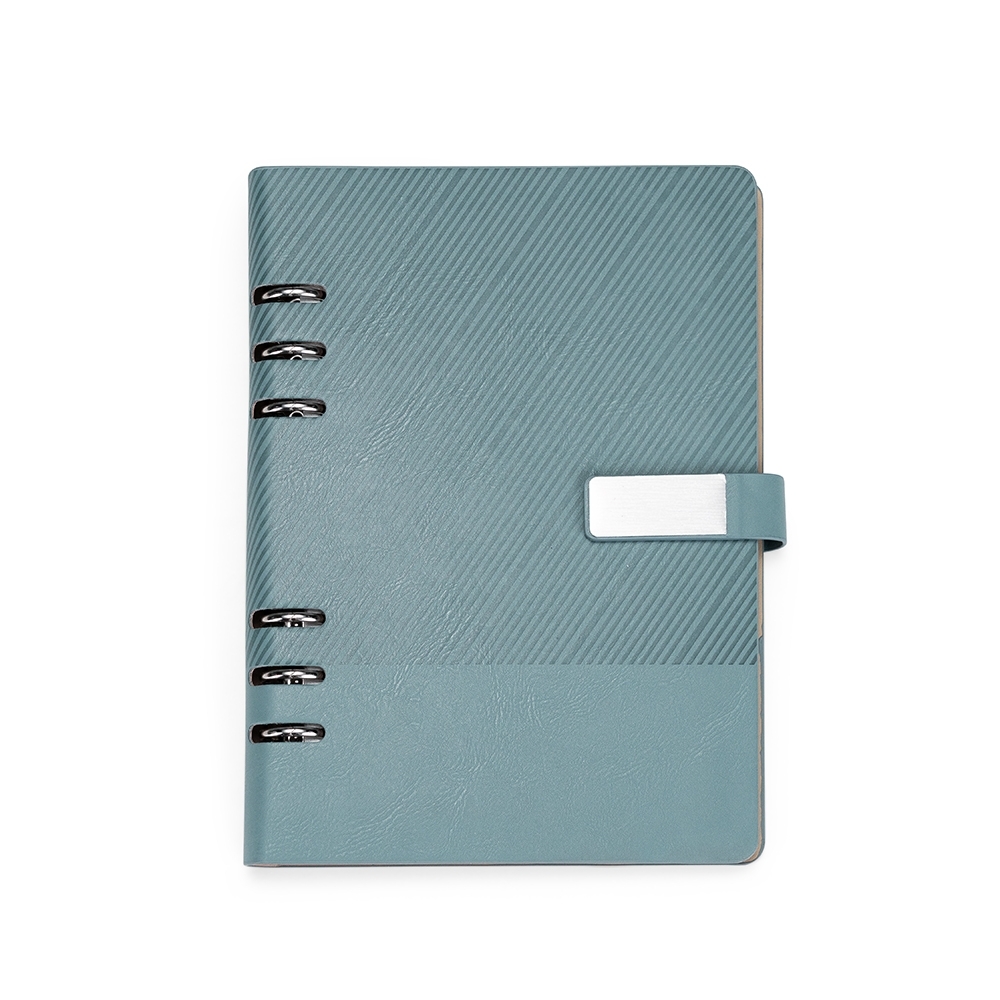 Caderno Fichário Couro Sintético - Brinde Personalizado Recife