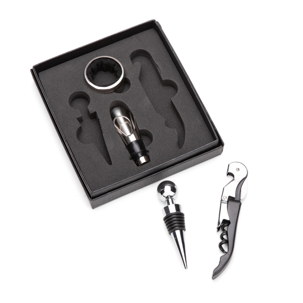 Kit Vinho 4 Peças Detalhes