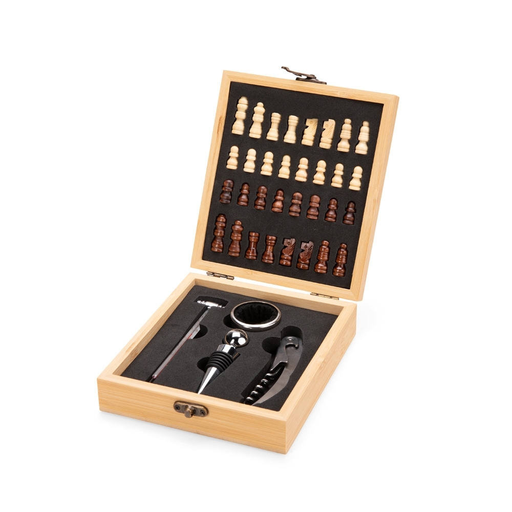 Kit Vinho Xadrez 4 Peças - Vista secundária