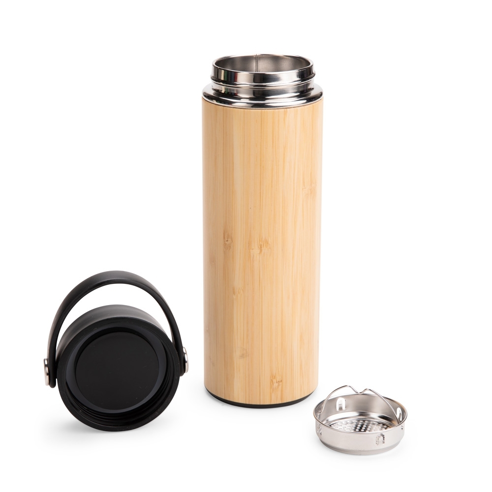 Garrafa Térmica Bambu 400ml - Vista secundária