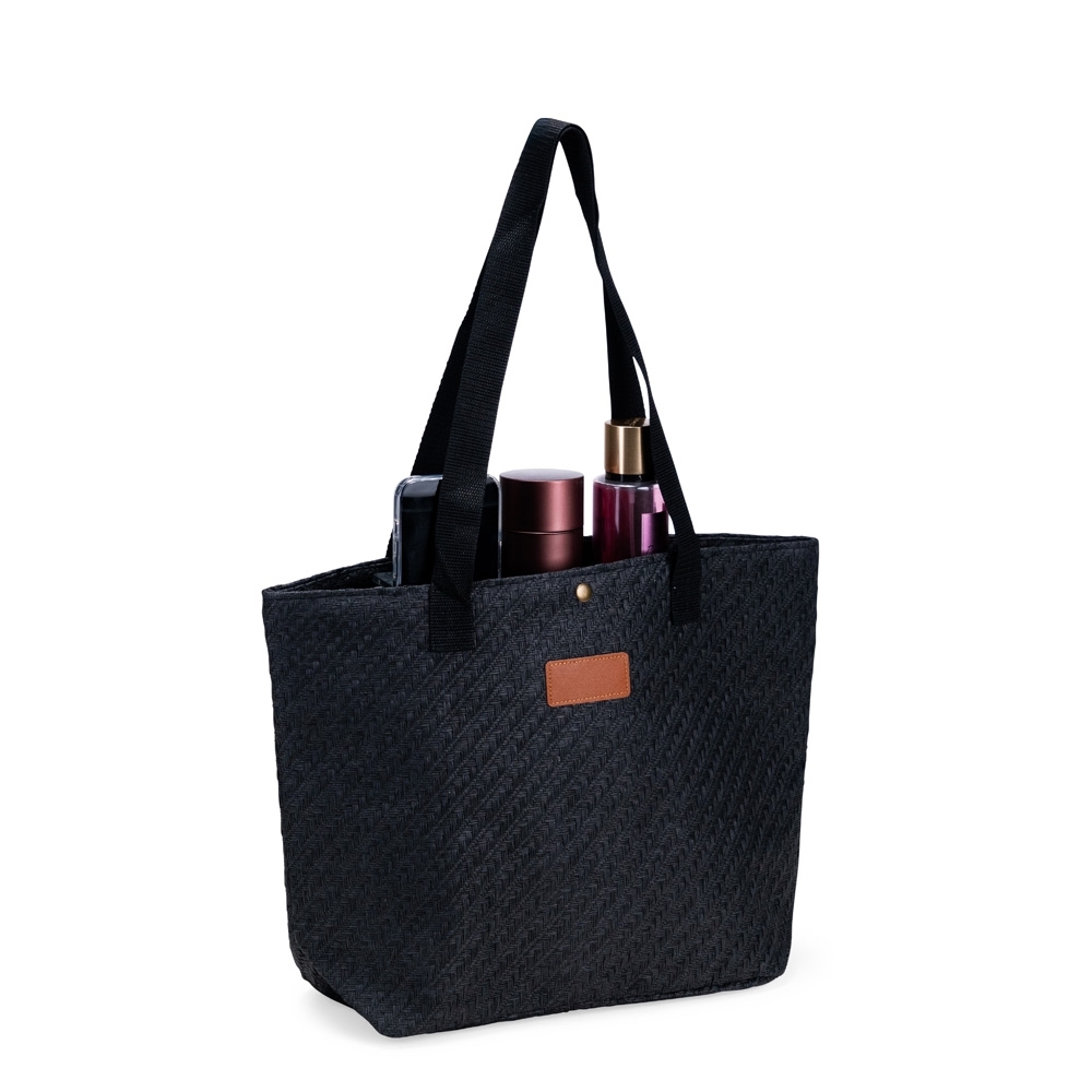 Bolsa Palha Trançada Detalhes