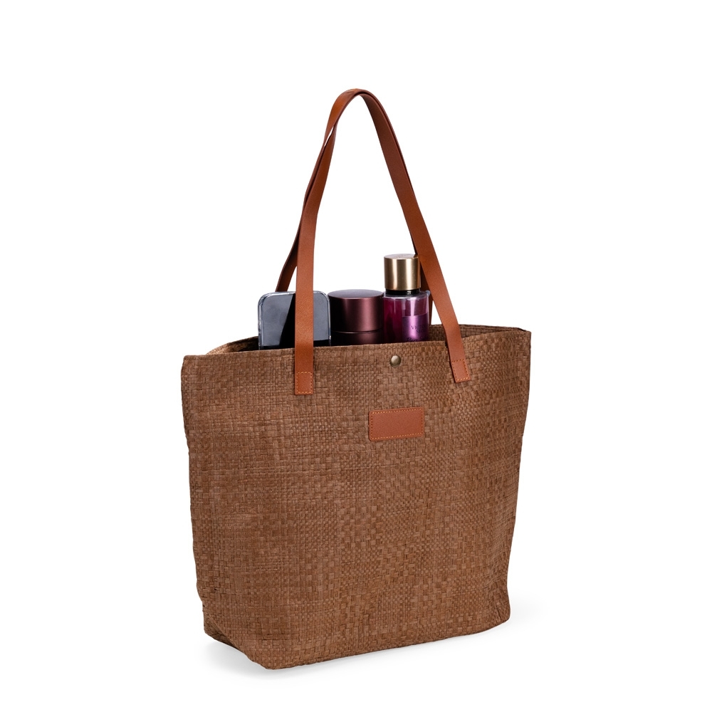 Bolsa Palha Trançada Detalhes