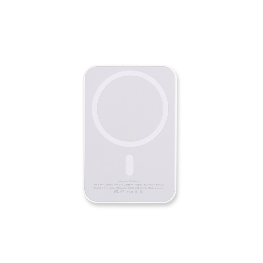 Power Bank 10.000mAh com Carregamento via Indução - Brinde Personalizado Recife